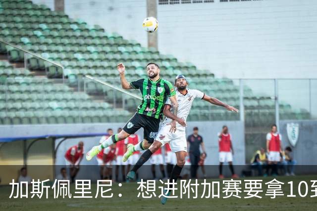 加斯佩里尼：想进附加赛要拿10到11分，我们需要赢得主场比赛